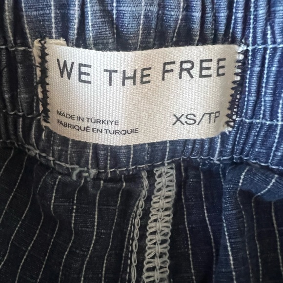 We The Free Navy Striped Parachute Jeans - Picture 5 of 7